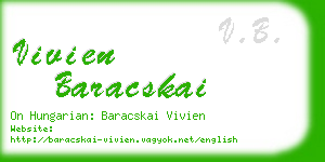 vivien baracskai business card